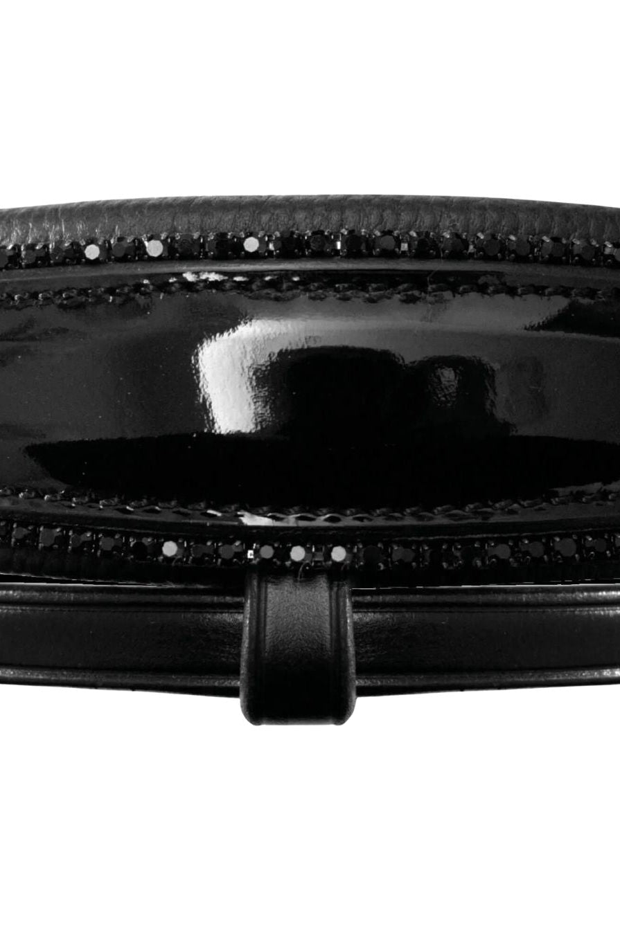 Passier "Trense Shadow Lack Black Graphite Crystals