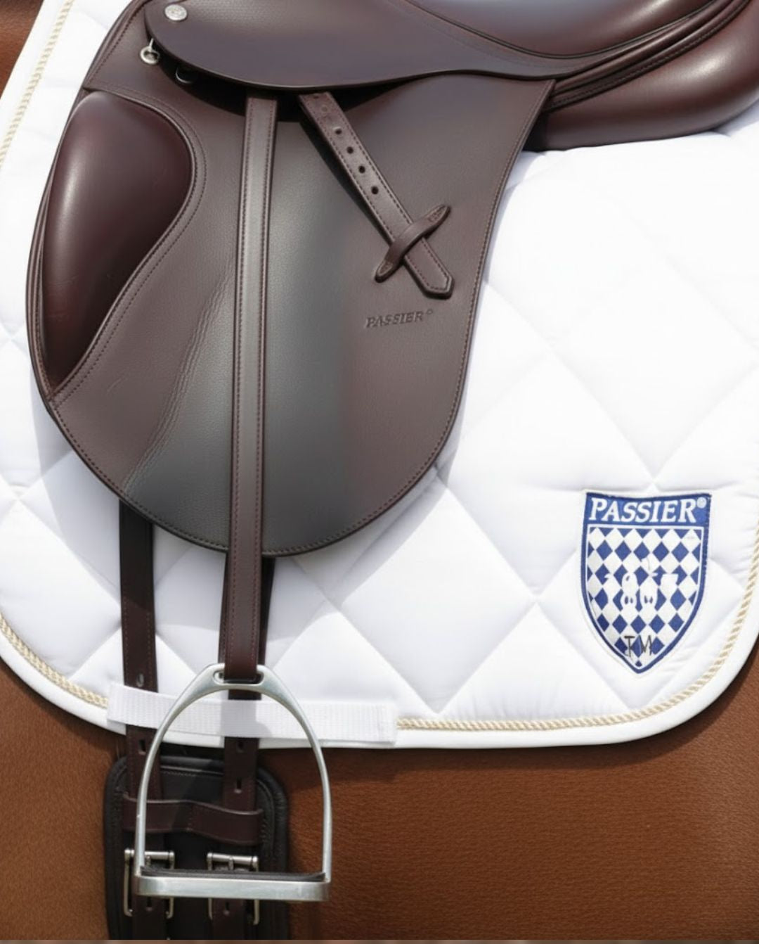 Passier »Steigbügelriemen Velvet Touch Leder Havanna