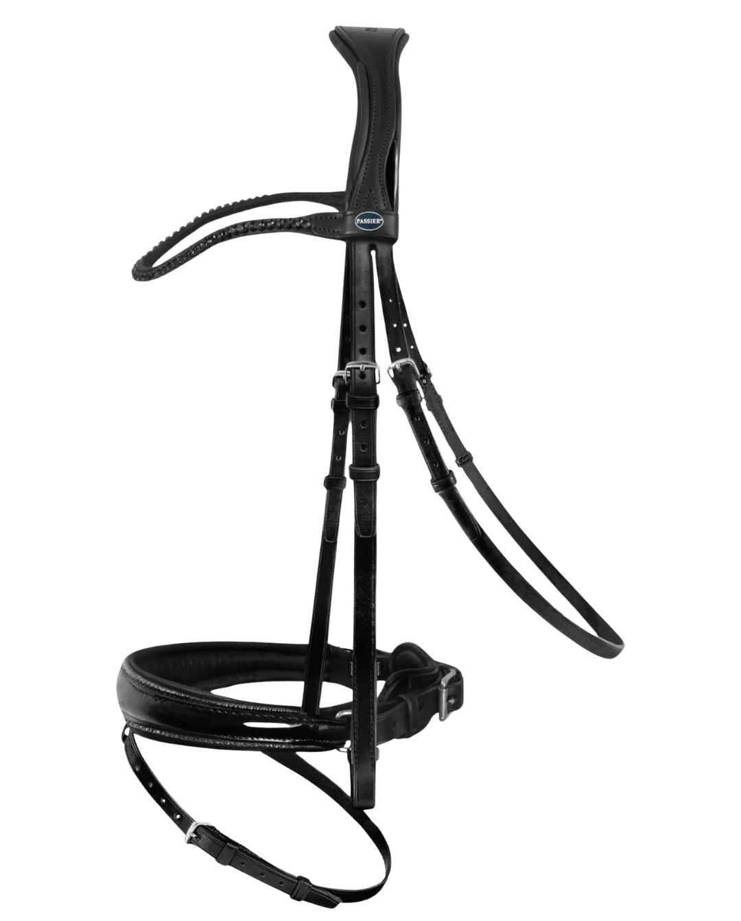 Passier »Trense Shadow Lack Black Graphite Crystals