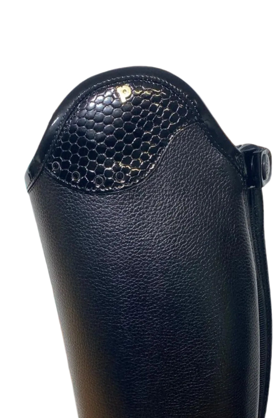 Petrie Reitstiefel Luca Black Croco