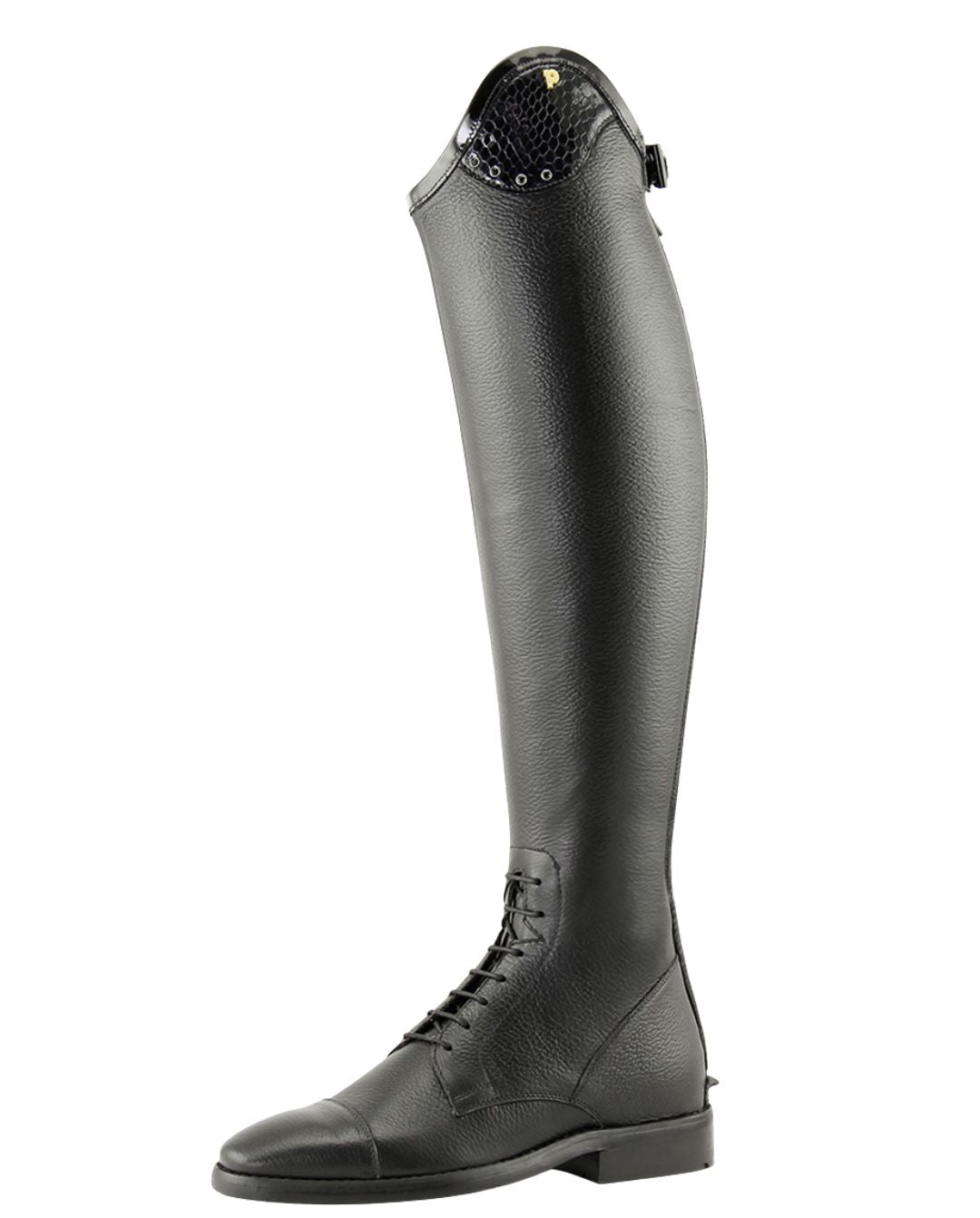 Petrie »Reitstiefel Luca Black Croco