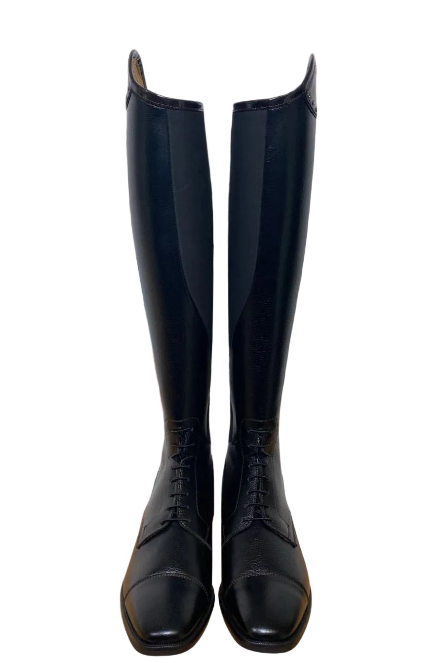 Petrie Reitstiefel Luca Black Brown Croco
