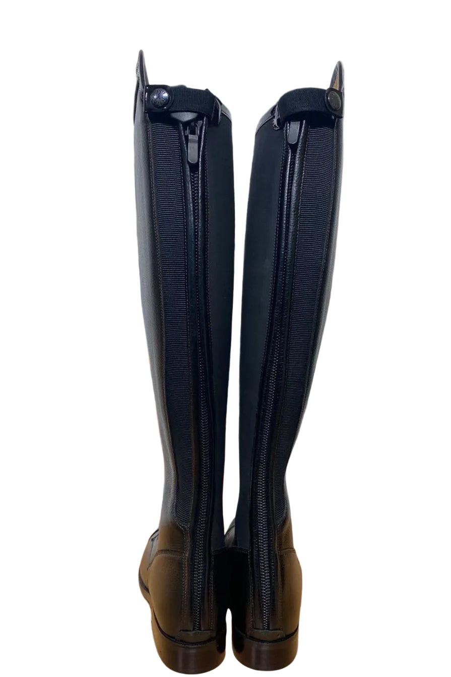 Petrie Reitstiefel Luca Black Brown Croco