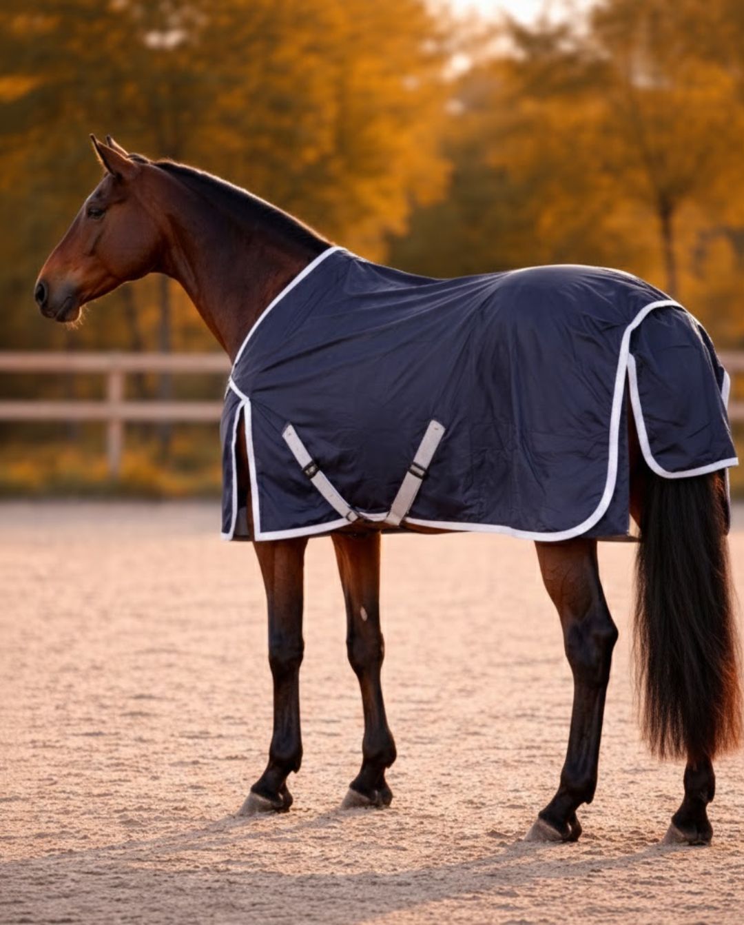 Outdoordecke Turnout Rug Navy 0g