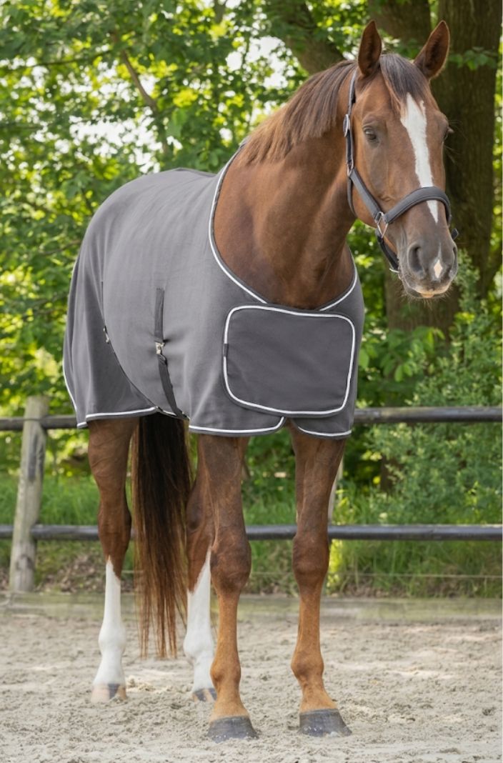 QHP Abschwitzdecke mit Ornament Grau