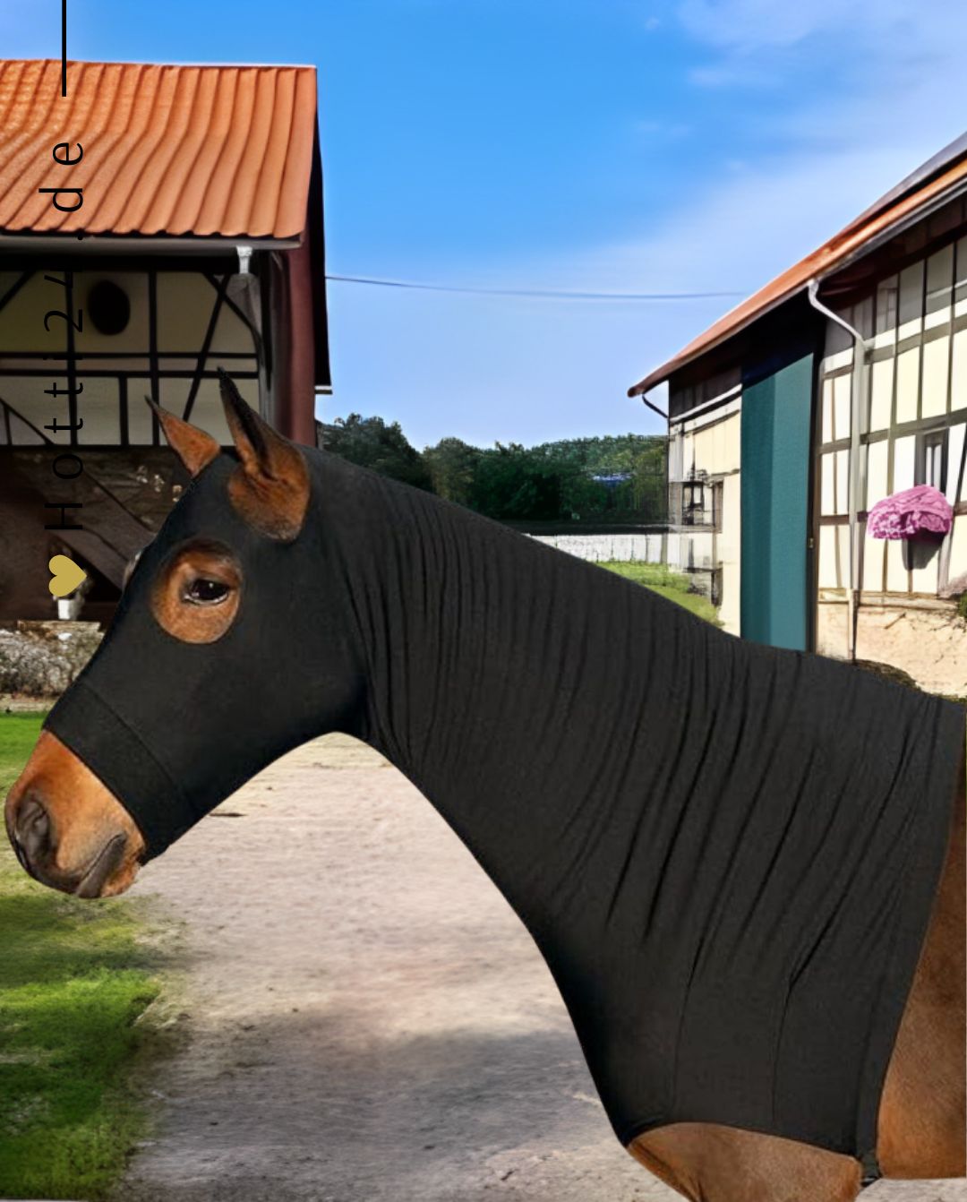 QHP »Halsteil Halsschutz Black