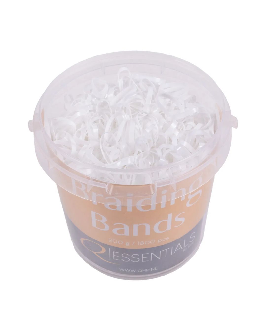 Mähnengummis Einflechtgummis 1800 Stück White