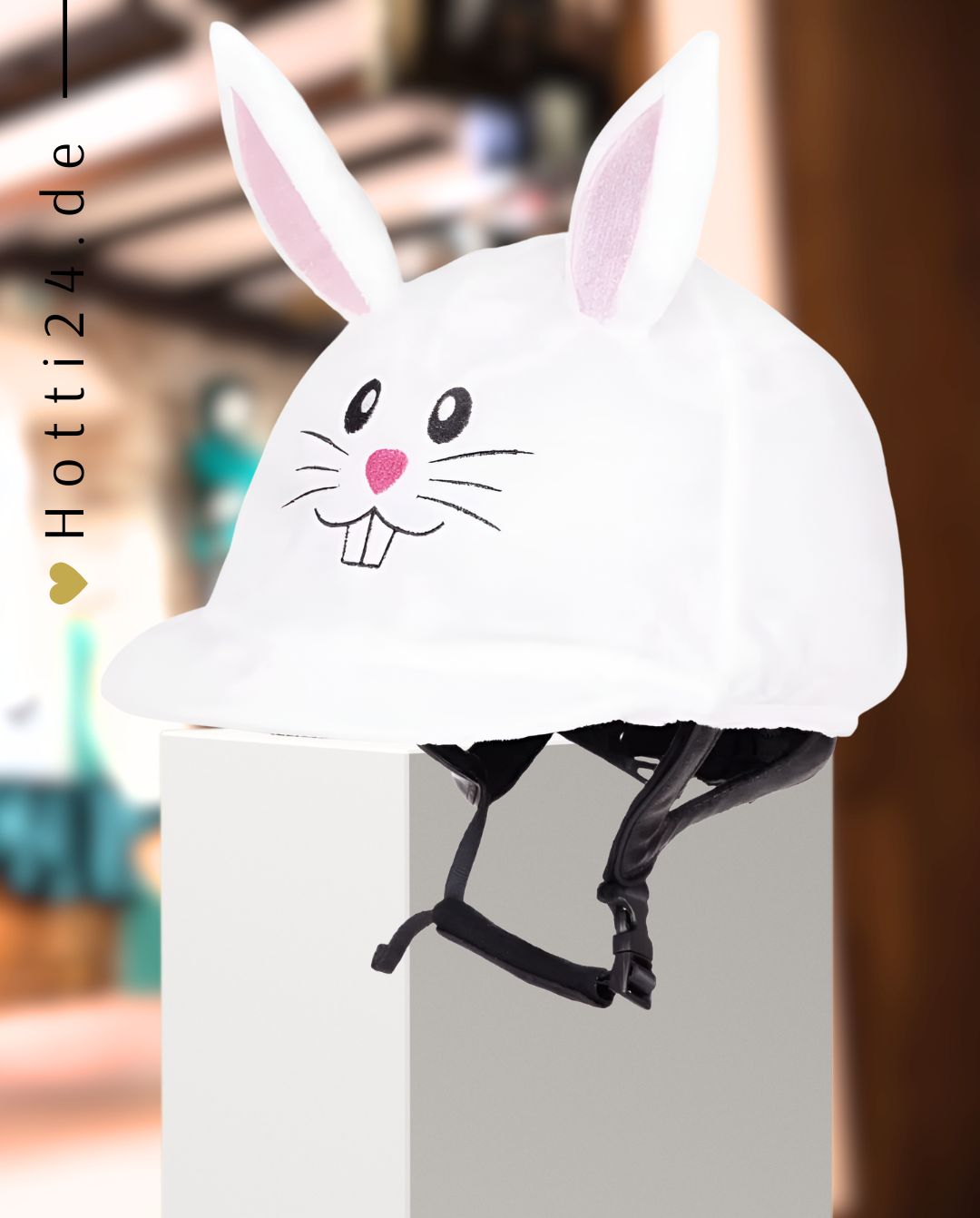 QHP »Reithelm Überzug Osterhase -