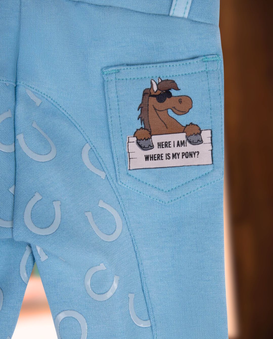 QHP »Reithose Baby Bobby Blau