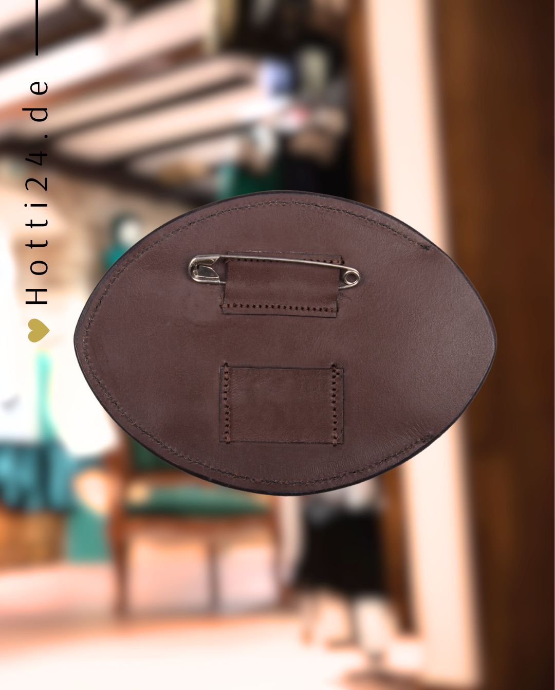 QHP »Startnummern Basic 3-stellig 2er Set Brown