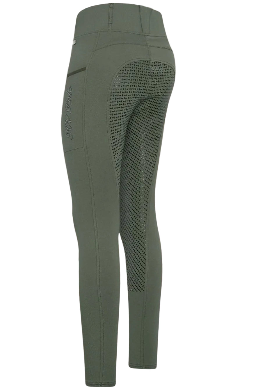 HV POLO »Kinder Reitleggings HVPLuci FullGrip Green