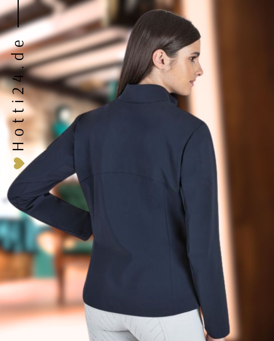 EQUILINE »Jacke Softshell Caurac Blue