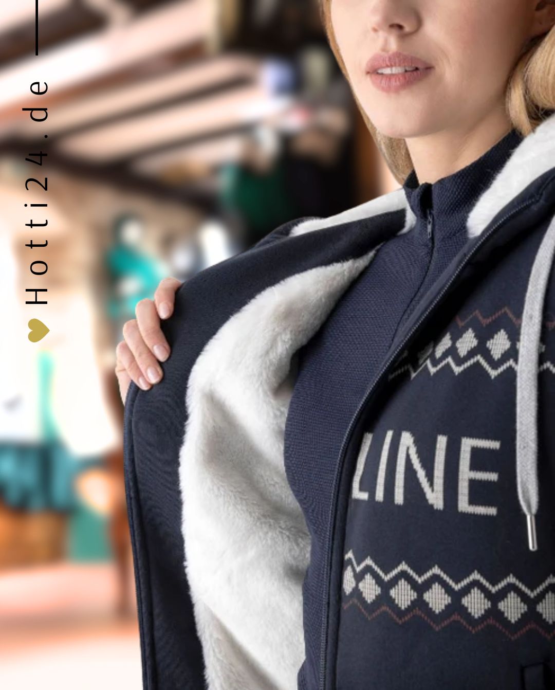 EQUILINE »Trainingsjacke Vixy Blue