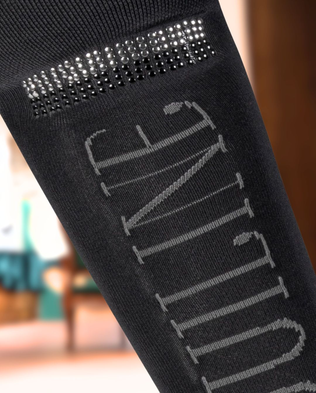 EQUILINE »Reitsocken Gebug Black