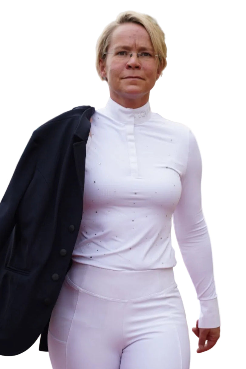 Equiline Damen Turniershirt Guardeg White