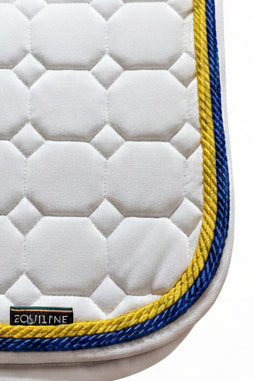 EQUILINE »Dressage Saddle Pad Octagon White