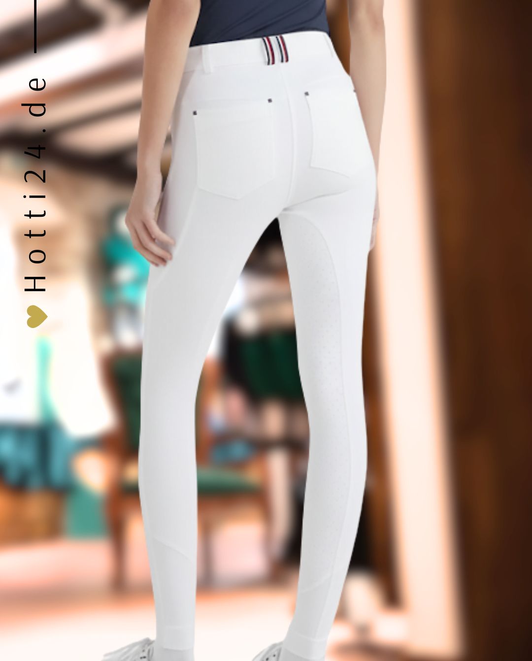 TH »Reithose Style FullGrip White