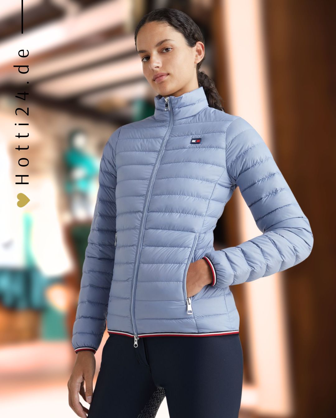 Tommy Hilfiger Equestrian »Daunenjacke Puffer Moonstone