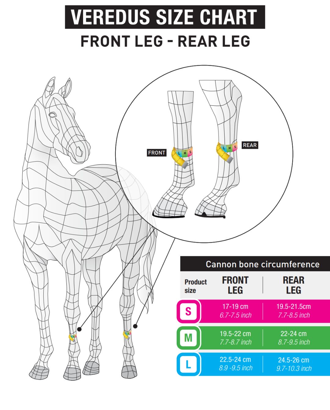 Veredus »Gamaschen Magnetfeld Magnetik 4 Hours hinten Blue