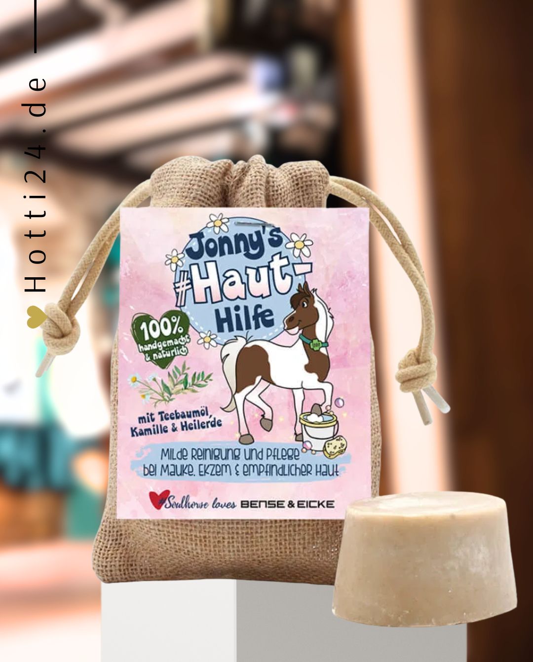 SOULHORSE »Seife Jonny’s Haut-Hilfe im Jutesack 100g