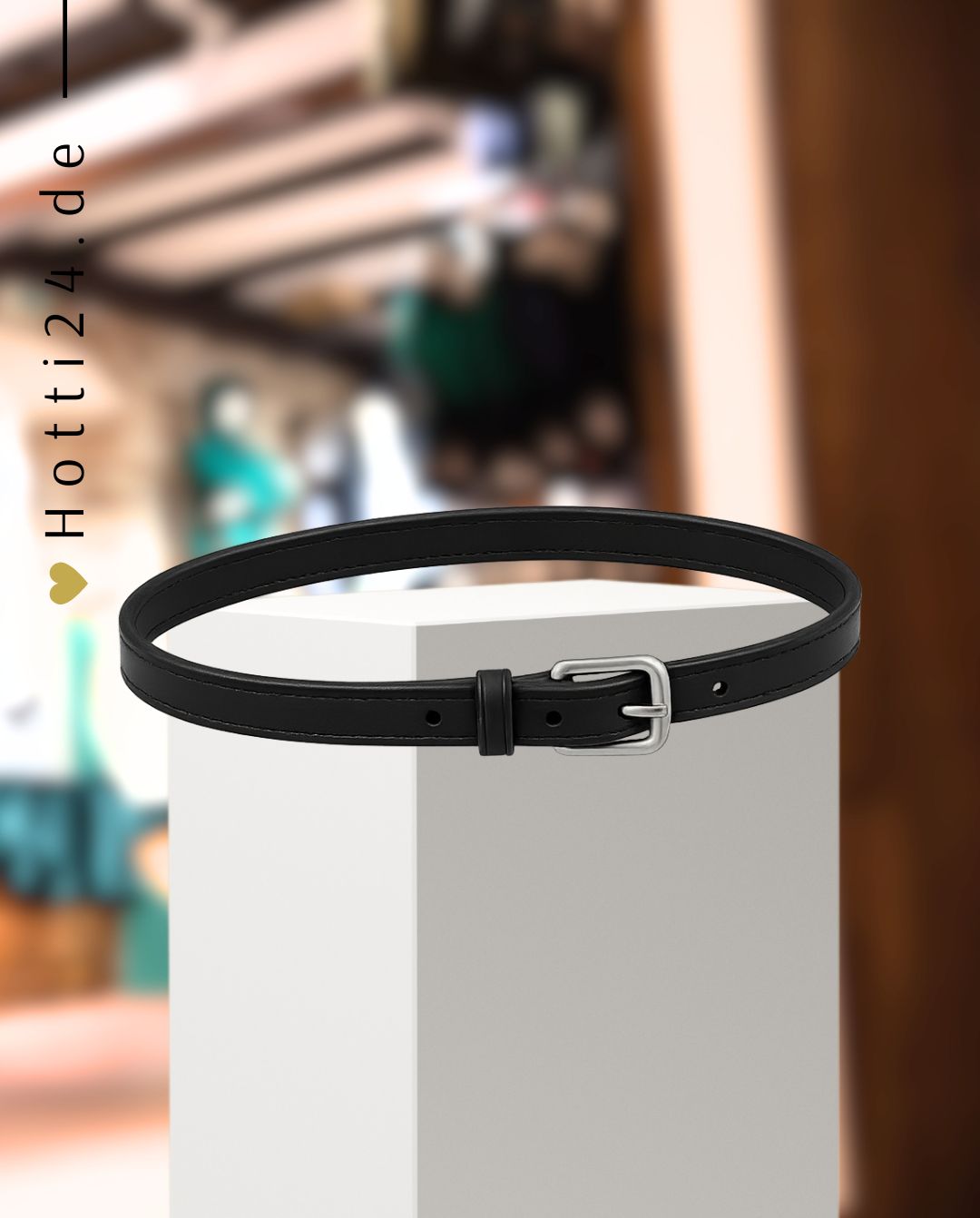 SPRENGER »Sporenriemen Leder 45 cm Black