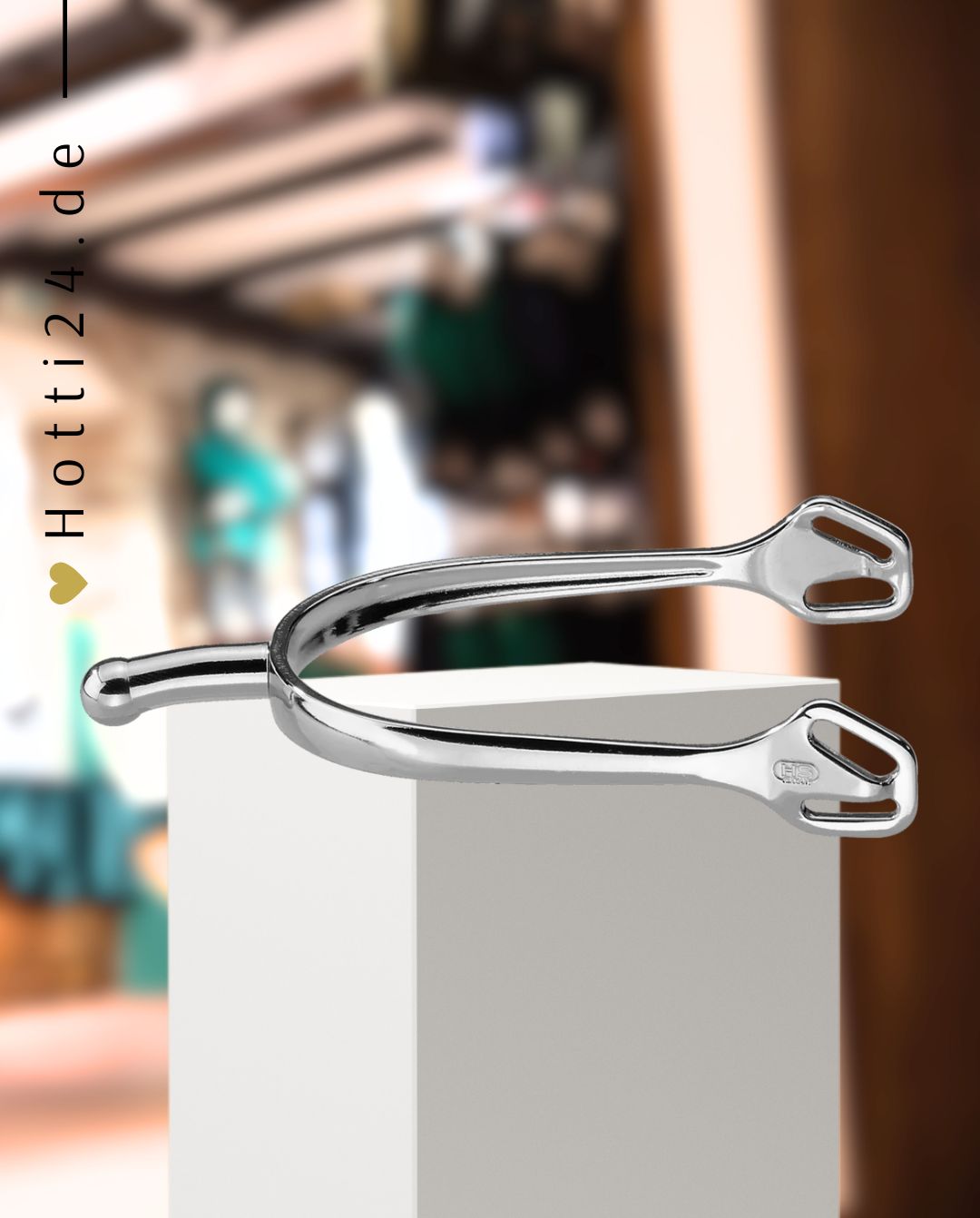 SPRENGER »Ultra fit Sporen abgerundet 30mm Edelstahl