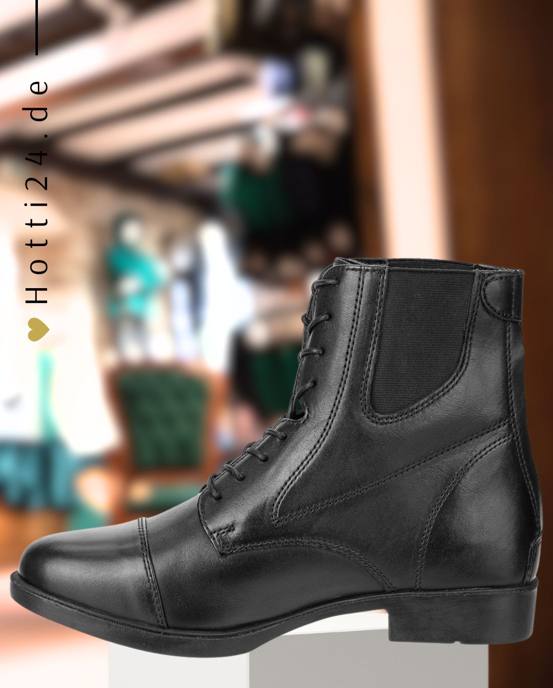 SUEDWIND »Ankle Boots Contrace Leather | Back Zip