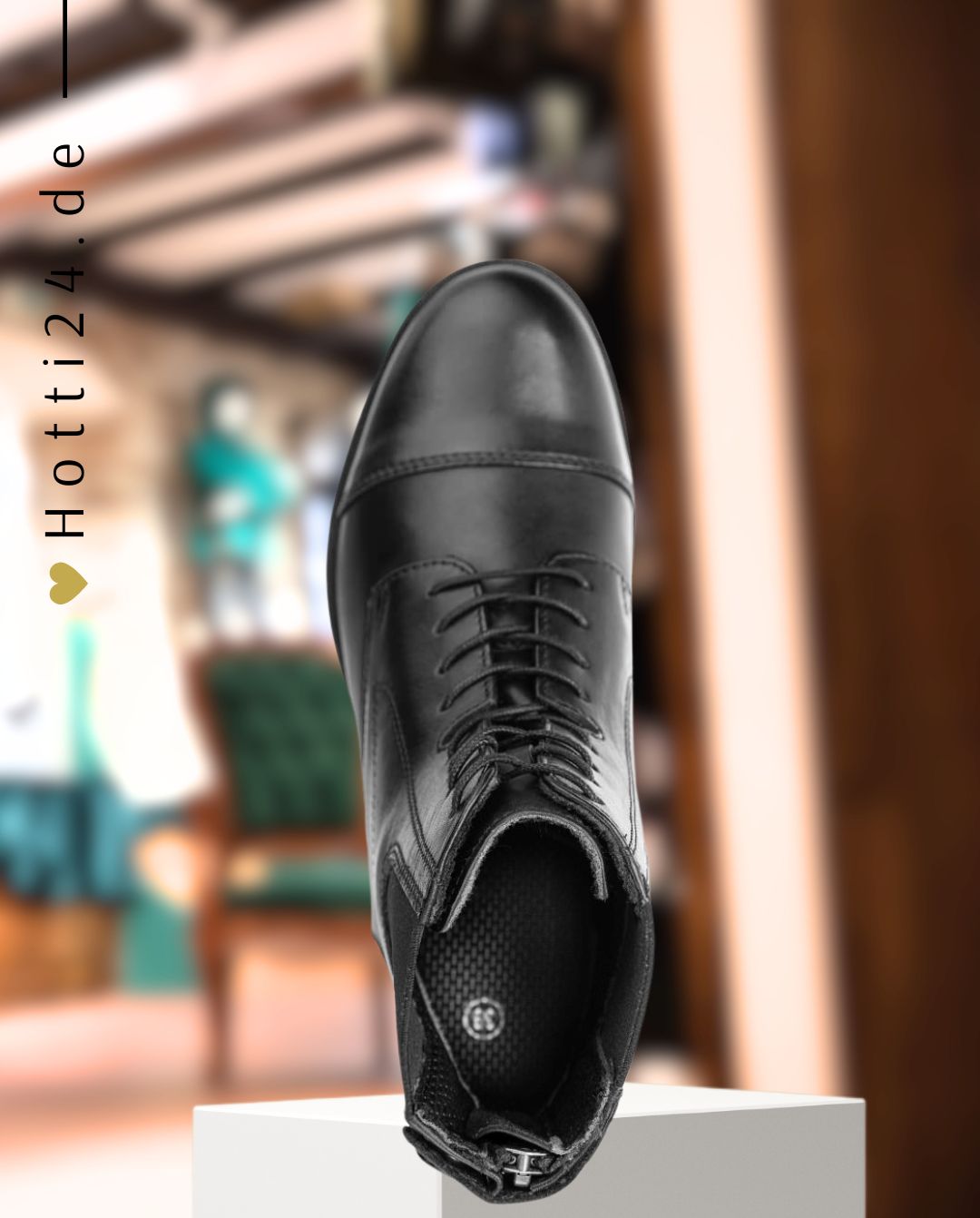 SUEDWIND »Ankle Boots Contrace Leather | Back Zip