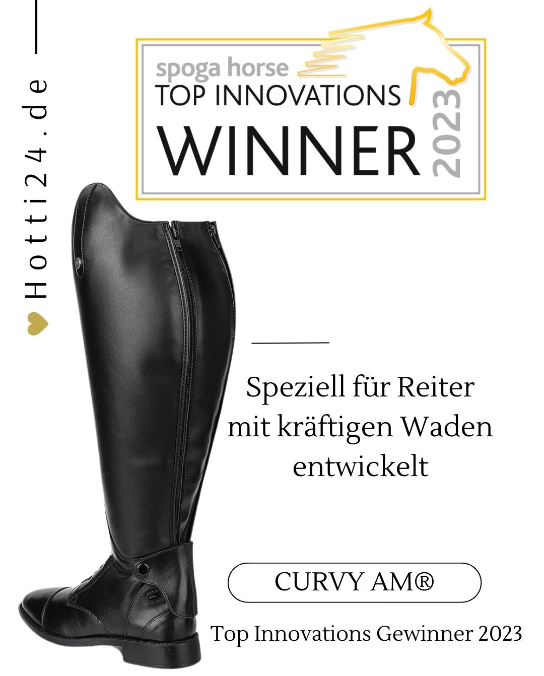 SUEDWIND »Reitstiefel Curvy AM® Black