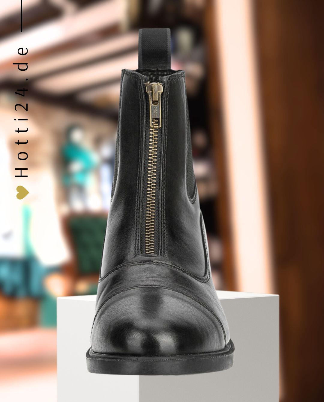 SUEDWIND »Ankle Boots Contrace FZ Leather | Front Zip