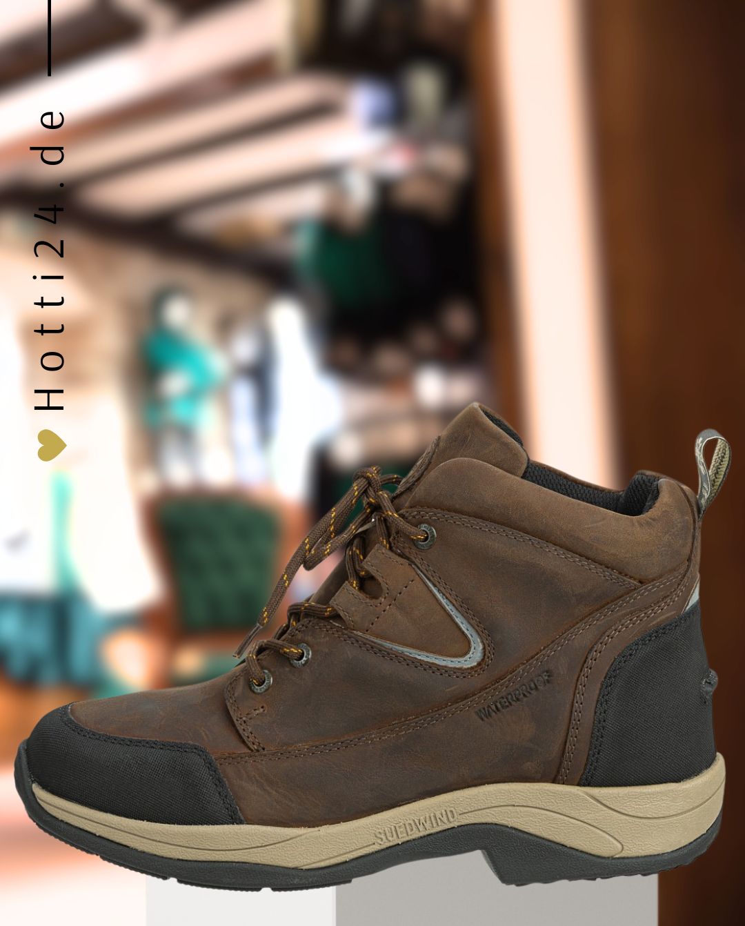 Suedwind "Stable Shoes Riding Jodhpur Boots Lace GripFTX Chocolate