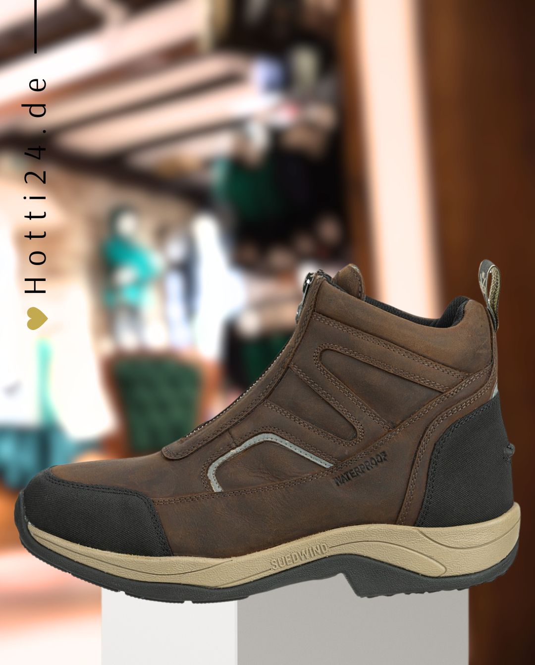 Suedwind "Stable Shoes Riding Paddock Boots Field FZ GripFTX Chocolate