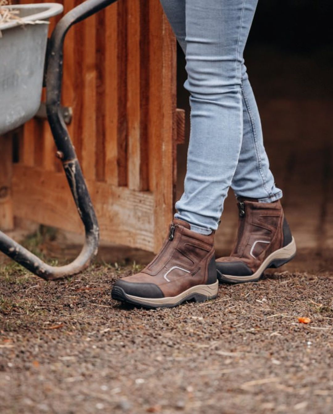 Suedwind "Stable Shoes Riding Paddock Boots Field FZ GripFTX Chocolate