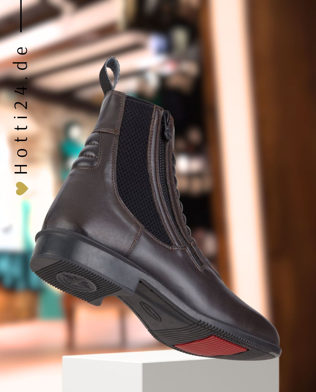 SUEDWIND »Stiefeletten Legacy Milano | Side Zip Brown