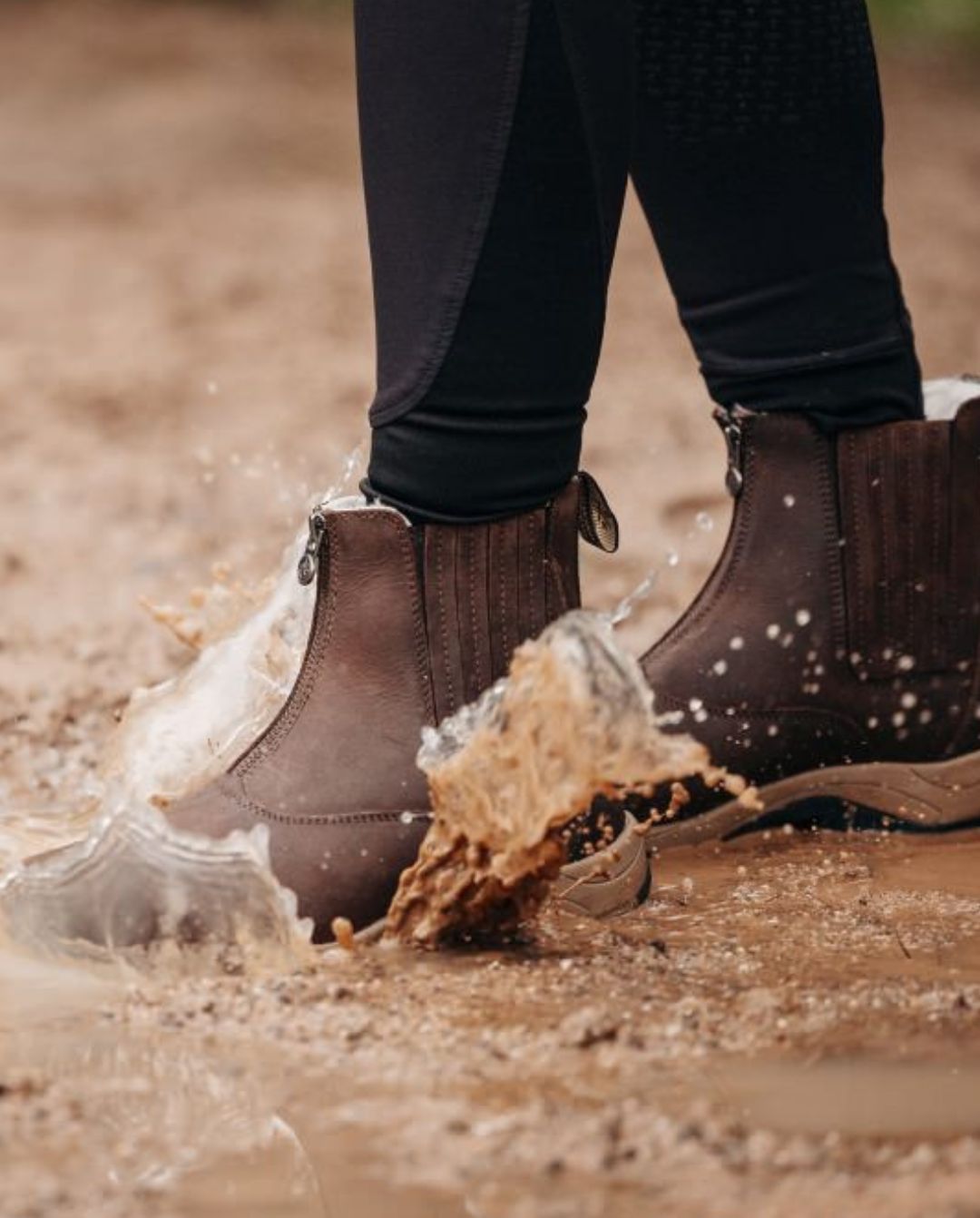 Suedwind »Stallschuhe Reitstiefeletten Field FZ Merino Gripftx Brown