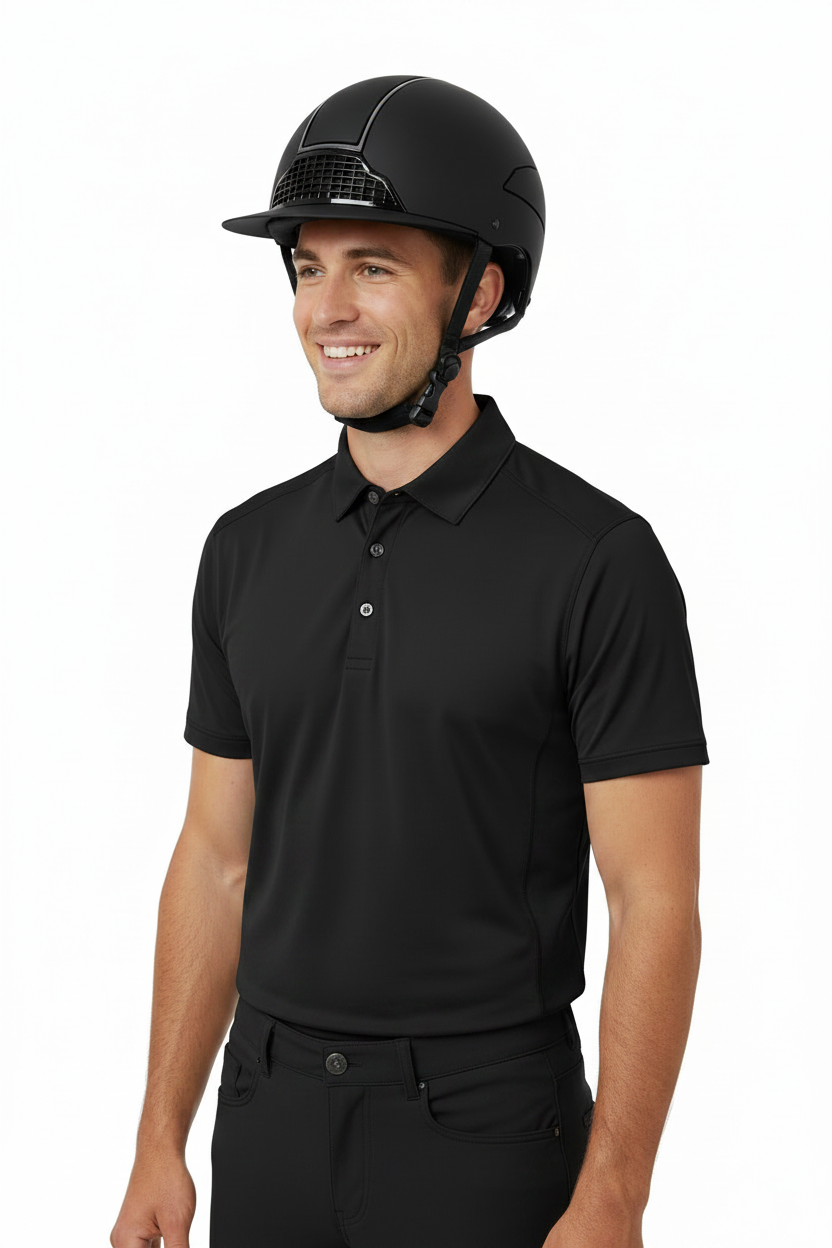 Swing »Riding Helmet H24 Chrome Black Matt
