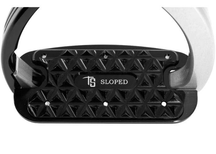 Tech Stirrups »Steigbügel Venice Sloped EVO Silver/Titanium