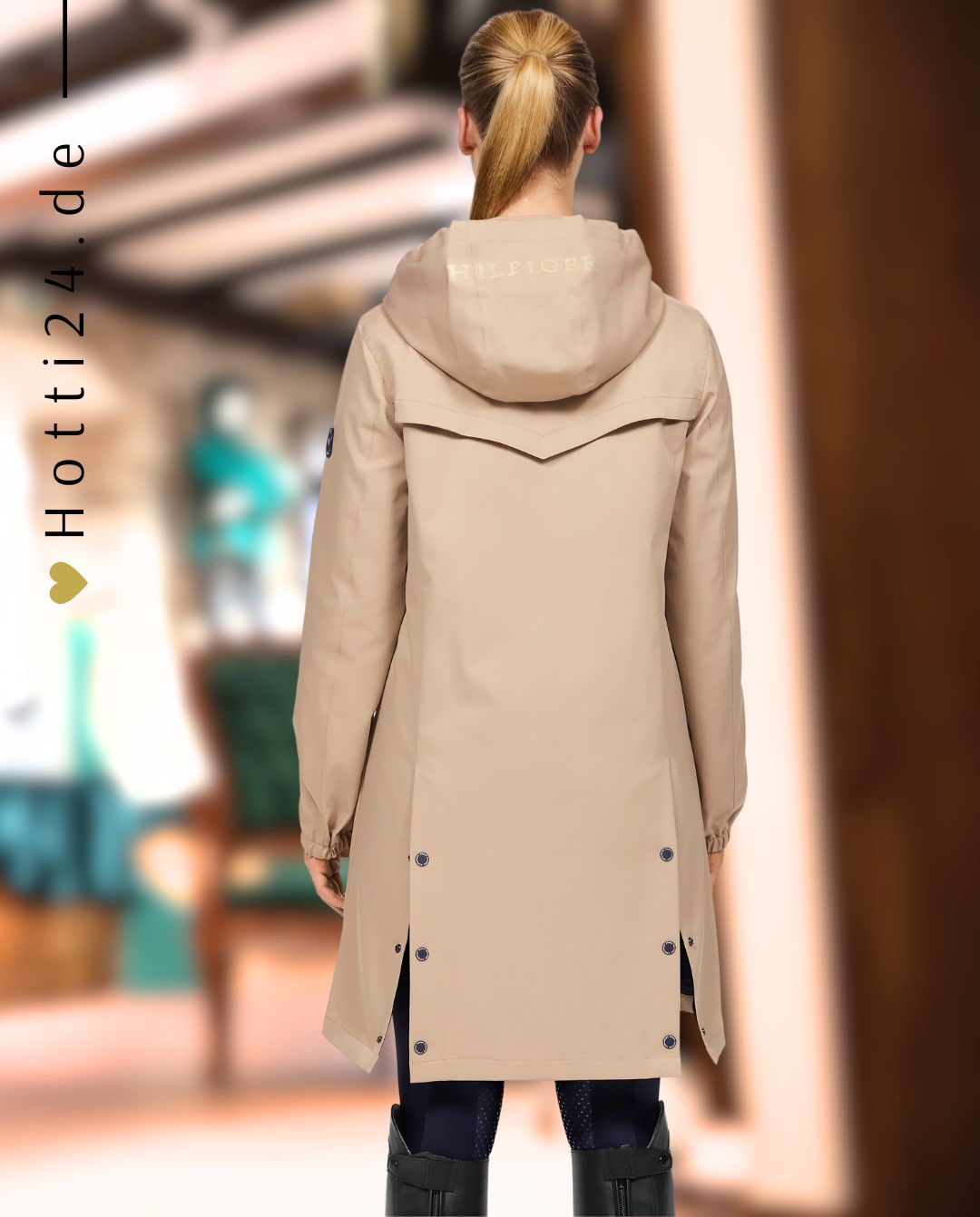 TOMMY HILFIGER »Regenmantel Edinburgh Beige