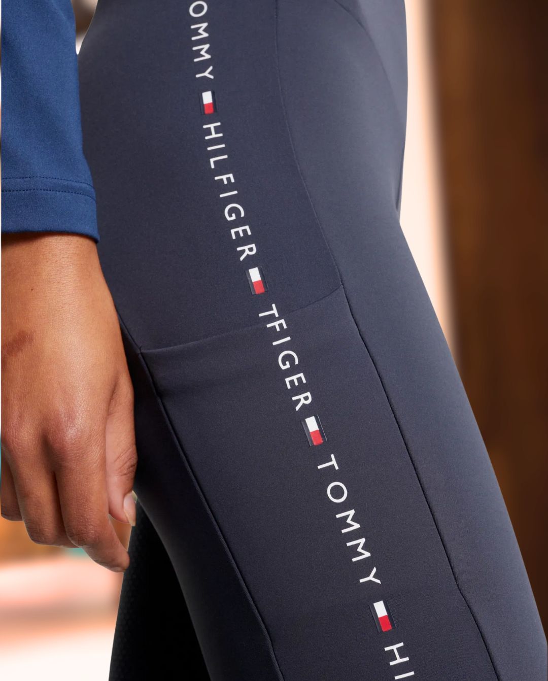 TOMMY HILFIGER »Reitleggings Rome FullGrip Desert Sky
