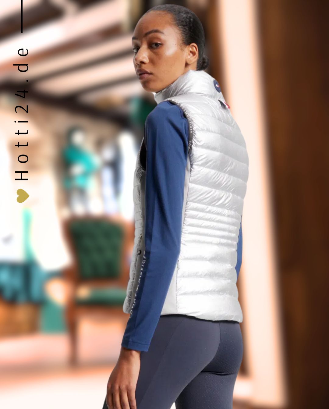 Tommy Hilfiger Equestrian »Weste Puffer Silver