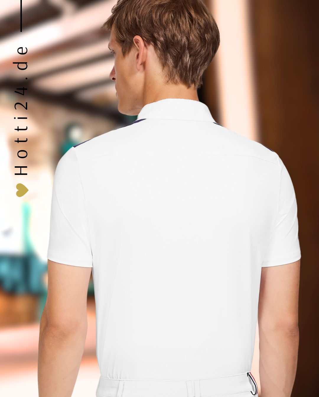 TOMMY HILFIGER »Turniershirt Hamilton Optic White