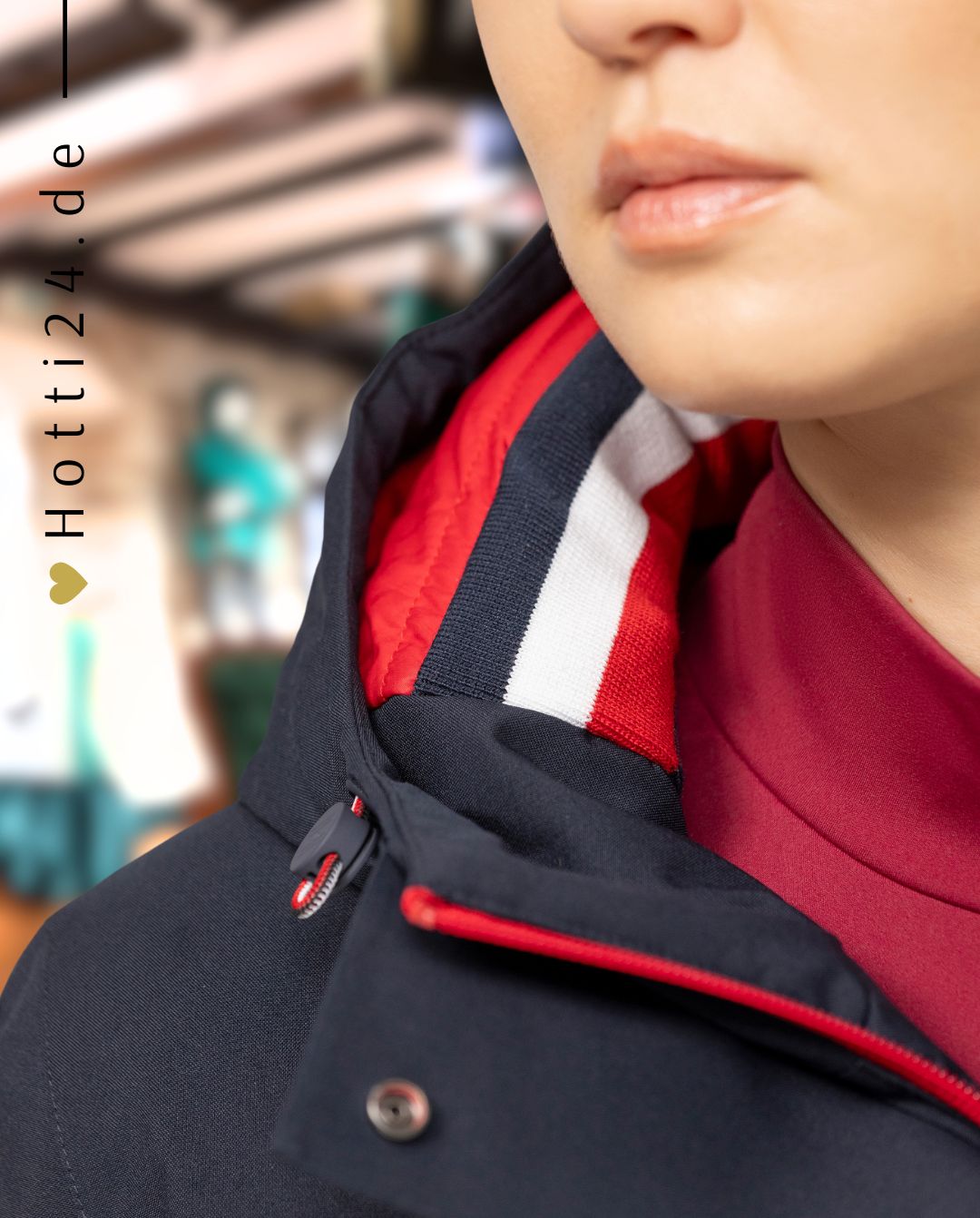 TOMMY HILFIGER »Reitmantel Oregon Desert Sky