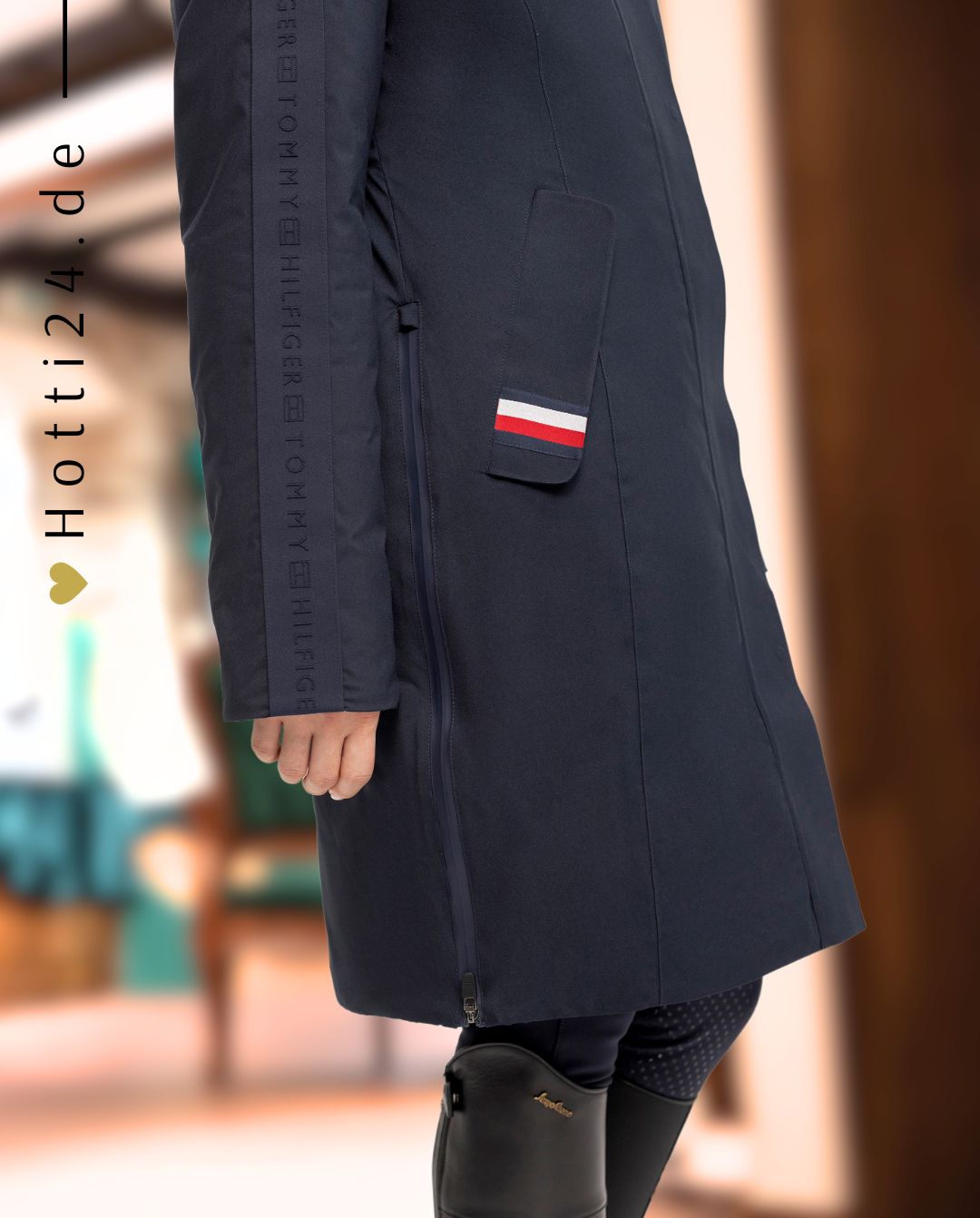 TOMMY HILFIGER »Reitmantel Oregon Desert Sky