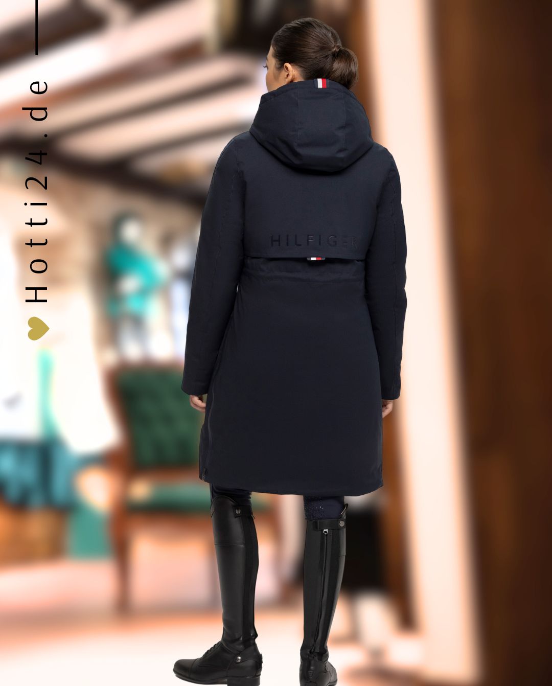 TOMMY HILFIGER »Reitmantel Oregon Desert Sky