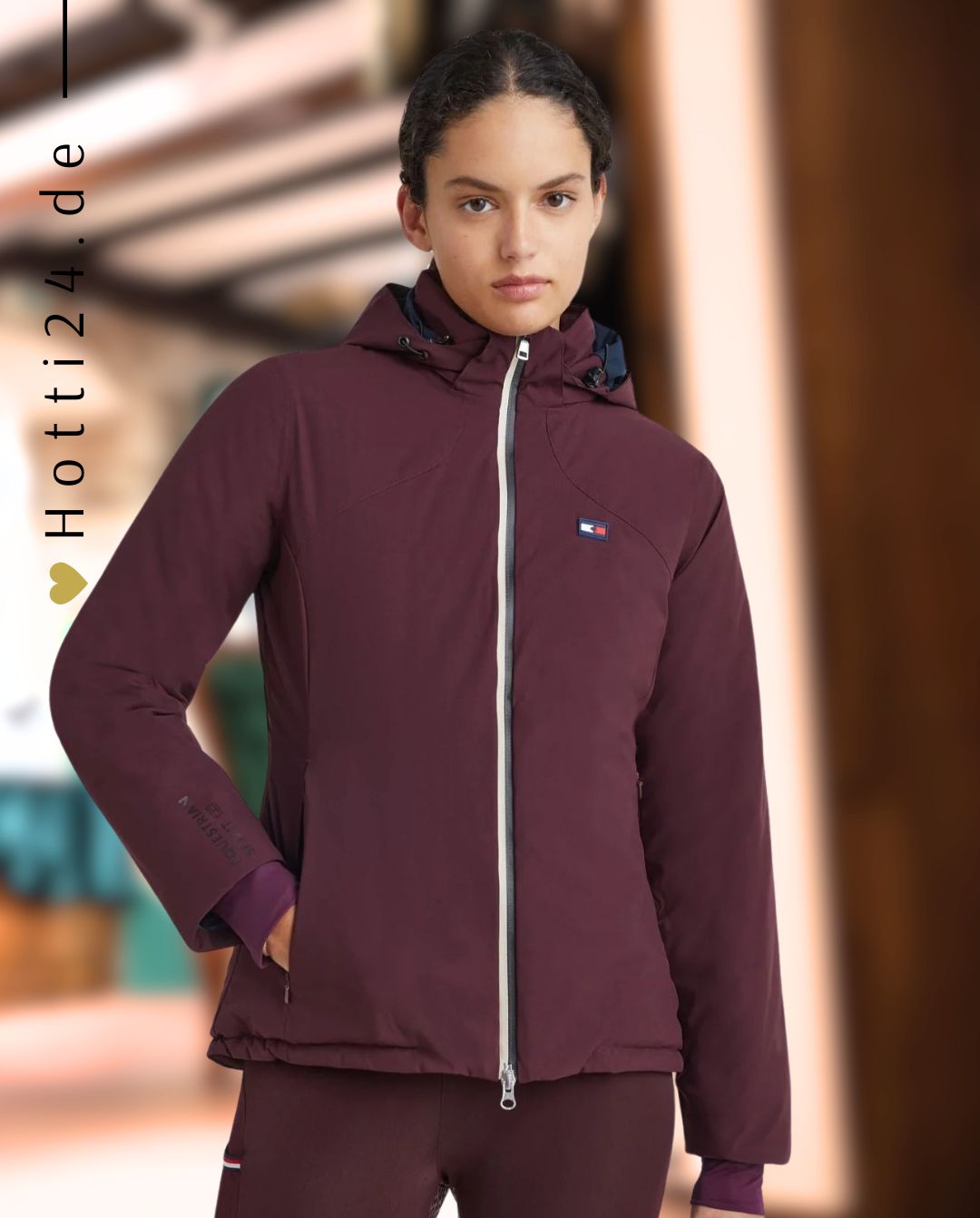 Tommy Equestrian »Pufferjacke Performance Bordeaux