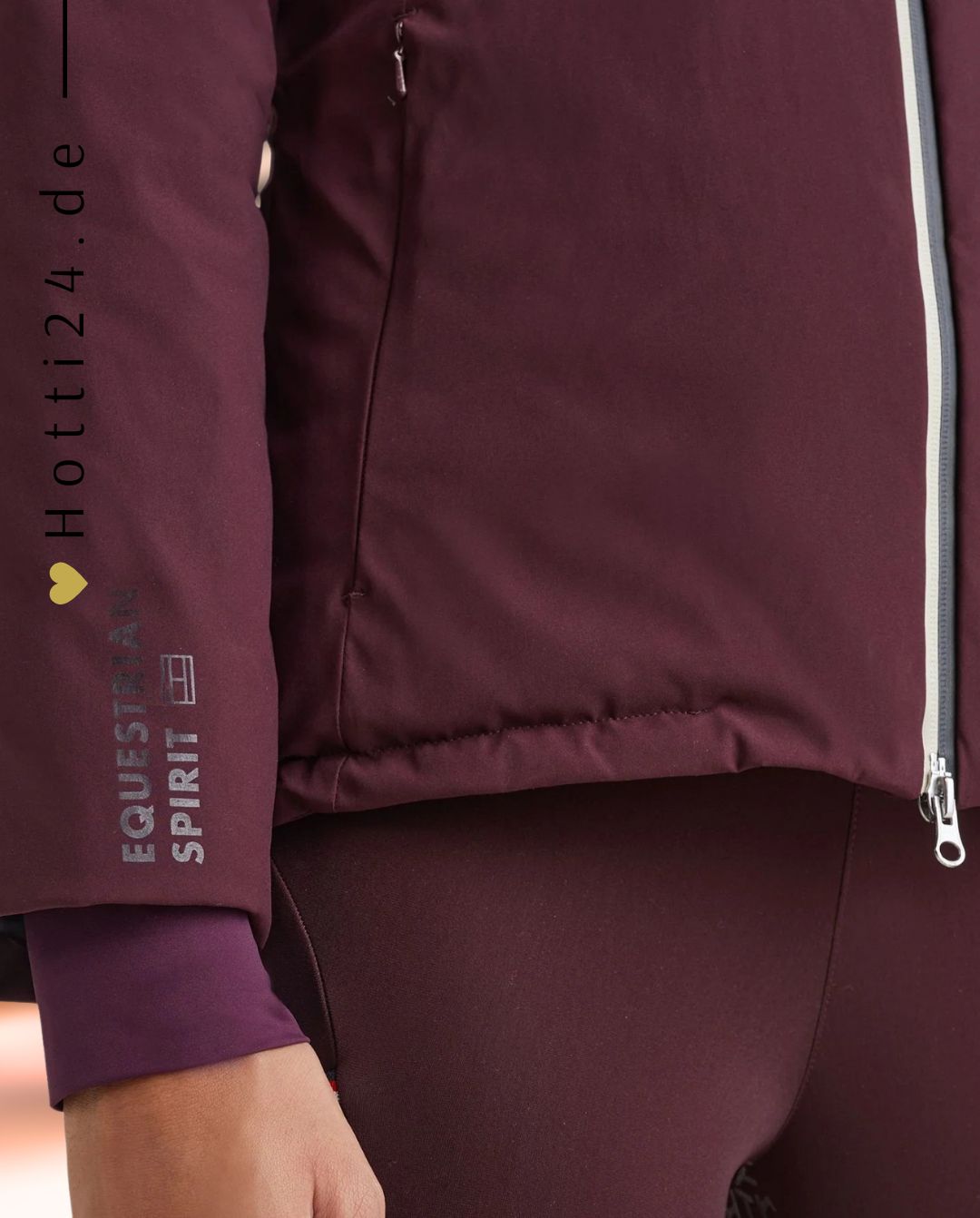 Tommy Equestrian »Pufferjacke Performance Bordeaux