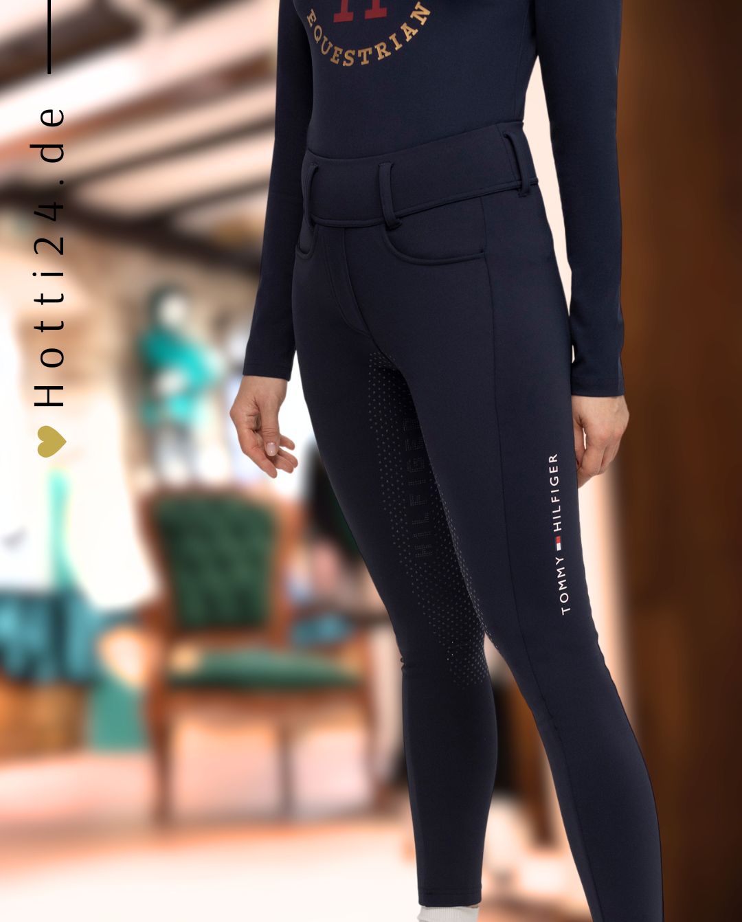 TOMMY HILFIGER »Reithose Vermont FullGrip Desert Sky