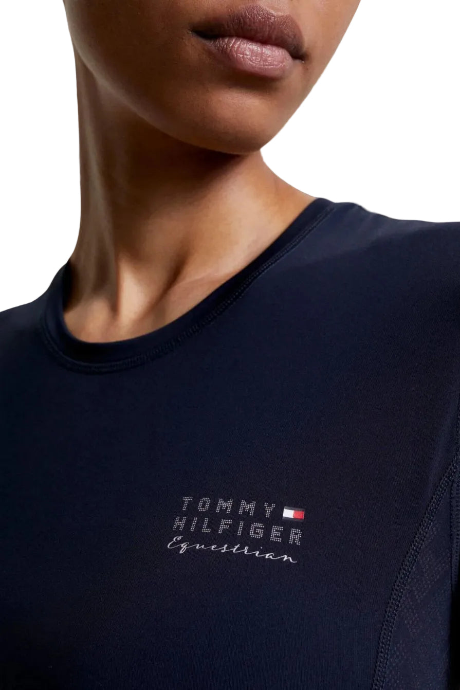 Tommy Hilfiger Equestrian Riding Shirt Boston Desert Sky