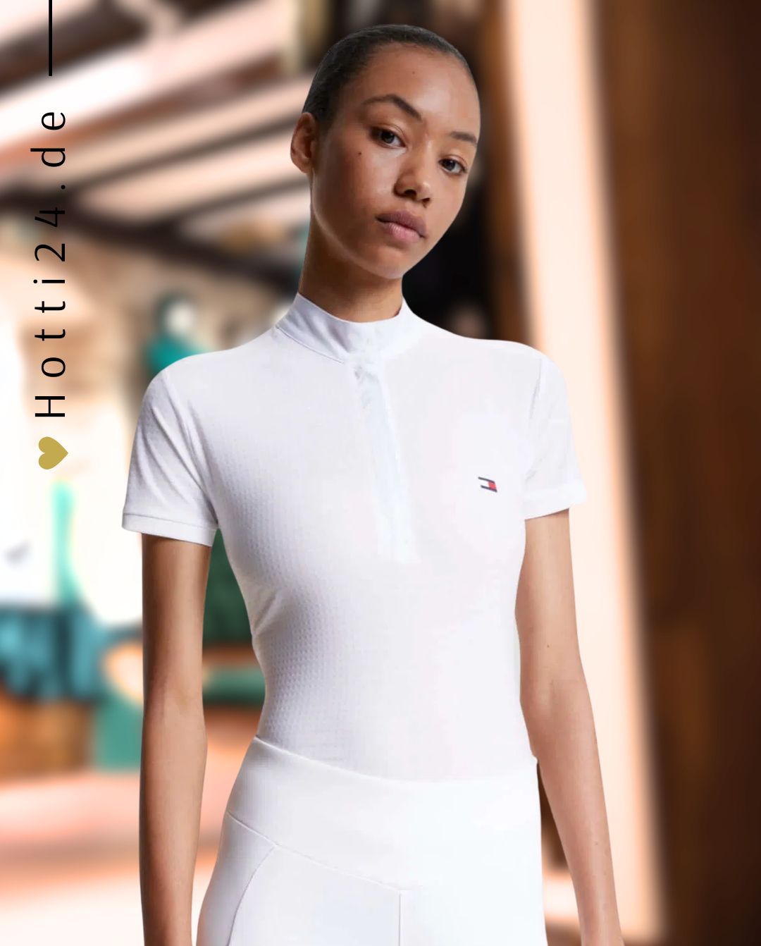 TOMMY HILFIGER »Turniershirt Chelsea White