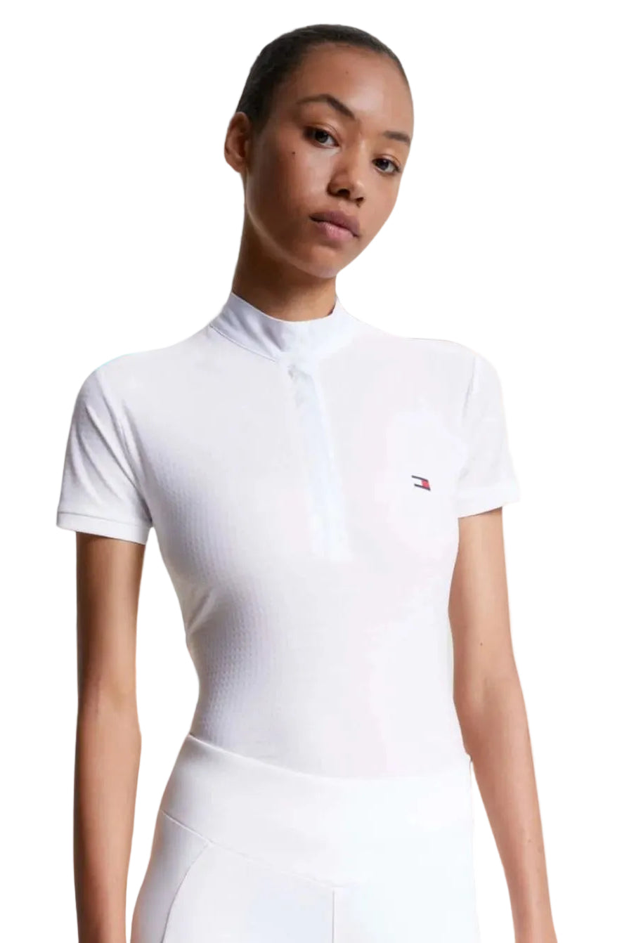 Tommy Hilfiger Equestrian Competition Shirt Chelsea White